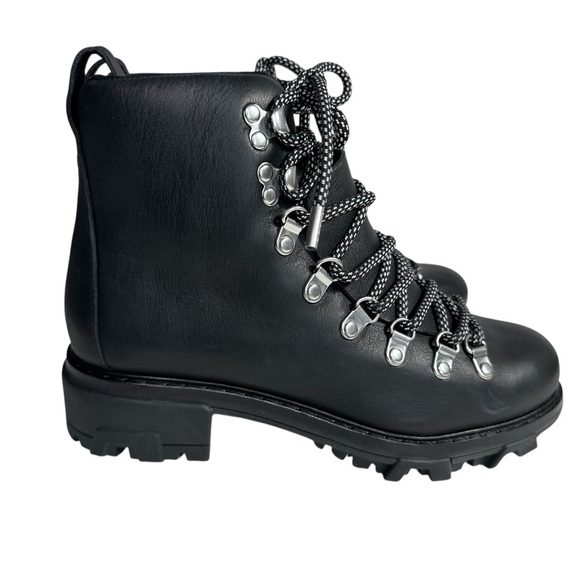 Rag&Bone Shiloh Black Leather Hiker Ankle Boots. EU 38/US 8 - Picture 2 of 13